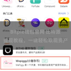 Bitpie钱包官网 比特派提现教程，一键轻松取现资产