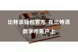 比特派钱包官方  在比特派数字币账户上