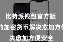 比特派钱包官方版  让您的加密货币解决愈加方便安全